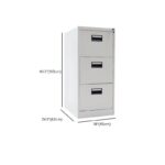 3-Drawers steel office file cabinet - Image 5