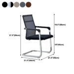 Mesh Modern Conference Chair - Image 5