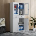 Office two door metallic cabinet - Image 4