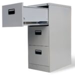 3-Drawers steel filling cabinet - Image 2