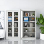 Full-Glass Office Display Cabinet - Image 3