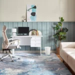120cm Study and Office Desk with 3 Drawers - Image 4