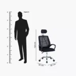 Ergonomic headrest desk chair - Image 5