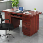 Executive Office Table with Drawers - Image 3