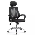 Headrest Office Chair -Black