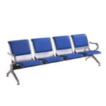 4-link padded office waiting bench - Image 7
