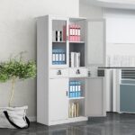 2-Door metallic office cabinet - Image 2