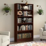 Modern 5-Tier wooden Bookshelf - Image 3
