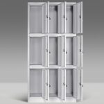 9-Locker steel office cabinet - Image 3