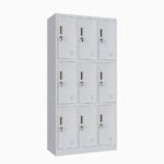 9-Locker steel office cabinet - Image 4