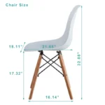 4-Seater Eames Dining Table - Image 5