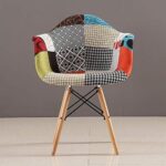 Arm Rest Patch Work Chair - Image 4