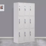 9 Locker steel office cabinet - Image 3