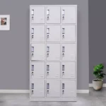 15-Lockers steel office storage cabinet - Image 2