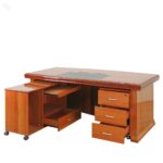 L-shaped boss office executive table - Image 4