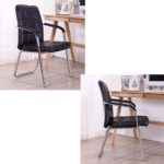 Leather conference visitor's chair - Image 3