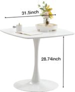 4-Seater white eames dining set - Image 5