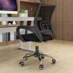 Secretarial mesh swivel office chair - Image 4