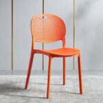 Nordic plastic dining chair - Image 5