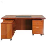 L-shaped boss office executive table - Image 5
