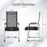 Mesh-back office visitor seats - Image 3