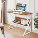 Modern Engineered Wood Computer Desk - Image 2
