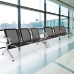 3-Link metallic waiting bench - Image 2