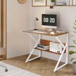 Modern Engineered Wood Computer Desk - Image 5