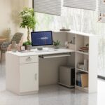 Rectangular Wood Reception Desk - Image 3