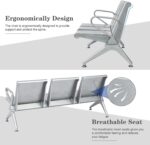 3-Link metallic waiting bench - Image 5