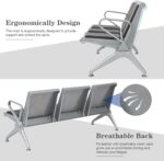 Heavy-duty three link waiting bench - Image 3