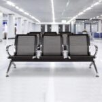3-Link metallic waiting bench - Image 4