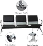 3-link padded office reception bench - Image 5