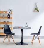 4-Seater white eames dining set - Image 2