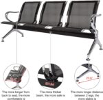 3-Link metallic waiting bench - Image 5