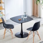 4-Seater white eames dining set - Image 3