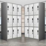 9-Locker industrial steel cabinet - Image 4