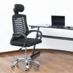 Headrest high-back office chair