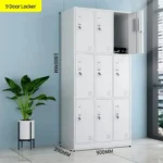 9-Locker Steel Office Cabinet - Image 3