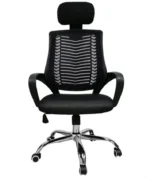 High back headrest office chair - Image 2