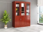 3-Door wooden office cabinet
