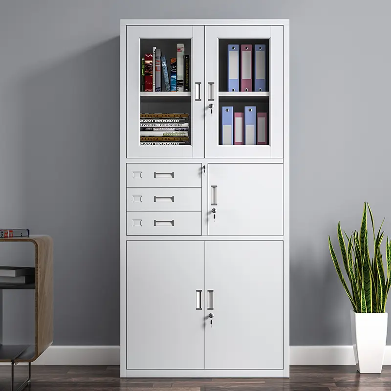 H2853c268a59f417c83b6936fd08f8b48J.webp 2-Door metallic office safe cabinet - Image 1