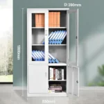 2-Door metallic office cabinet - Image 3