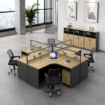 4 Way modular office workstation - Image 3