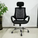 High back headrest office chair
