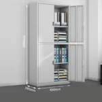 2-Door metallic office cabinets with glass doors. - Image 2