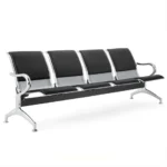 4-link padded office waiting bench - Image 3