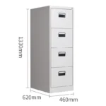 4 Drawers office filling cabinet - Image 3