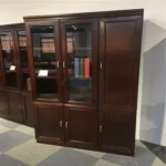 2-Door wooden office cabinet - Image 2