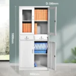 2-Door metallic office storage cabinet - Image 2